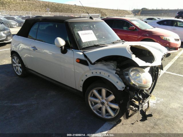 MINI COOPER CONVERTIBLE 2010 wmwmr3c54atu96840