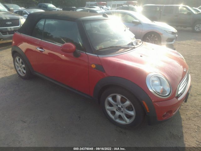 MINI COOPER CONVERTIBLE 2010 wmwmr3c54atz18881