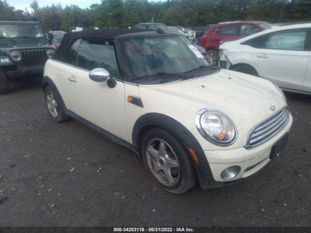 MINI COOPER CONVERTIBLE 2010 wmwmr3c56atu97911