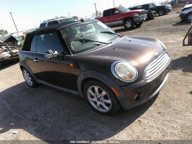 MINI COOPER CONVERTIBLE 2010 wmwmr3c57atu96962