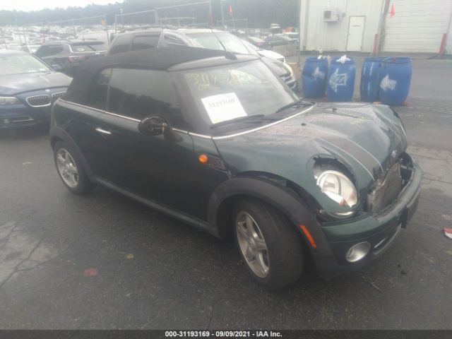 MINI COOPER CONVERTIBLE 2010 wmwmr3c58atu98011