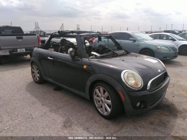 MINI COOPER CONVERTIBLE 2010 wmwmr3c58atz19497