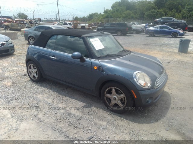 MINI COOPER CONVERTIBLE 2010 wmwmr3c58atz19550