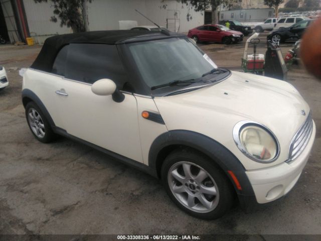 MINI COOPER CONVERTIBLE 2010 wmwmr3c59atu97420