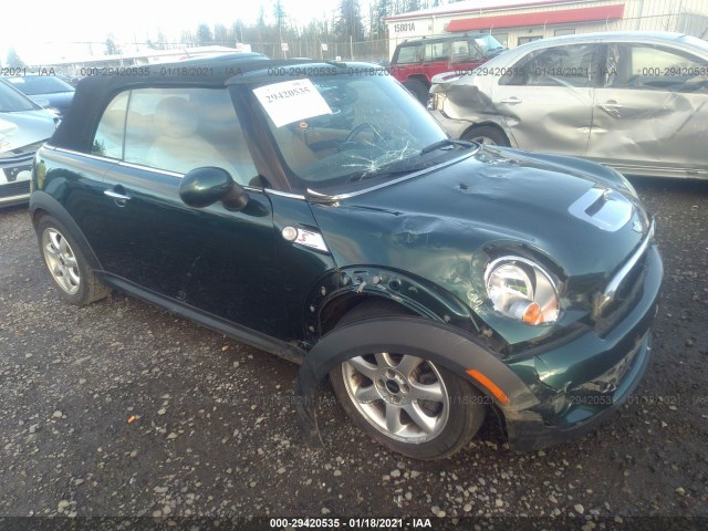 MINI COOPER CONVERTIBLE 2010 wmwms3c52aty51377