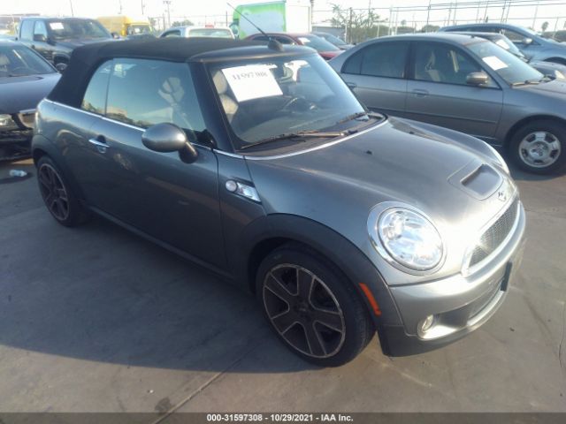 MINI COOPER CONVERTIBLE 2010 wmwms3c52atz85435