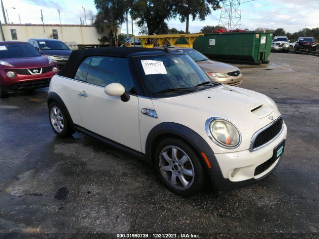 MINI COOPER CONVERTIBLE 2010 wmwms3c53atz84861