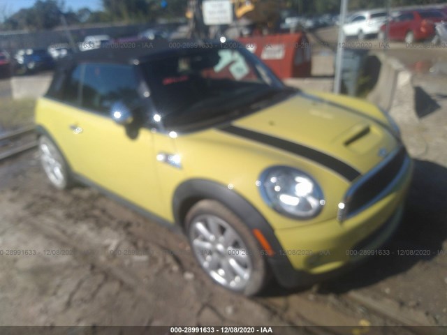 MINI COOPER CONVERTIBLE 2010 wmwms3c55aty08801