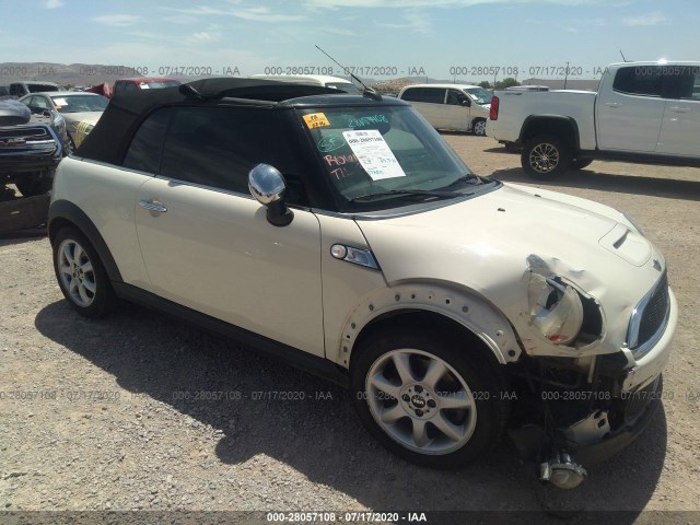 MINI COOPER CONVERTIBLE 2010 wmwms3c55aty09480