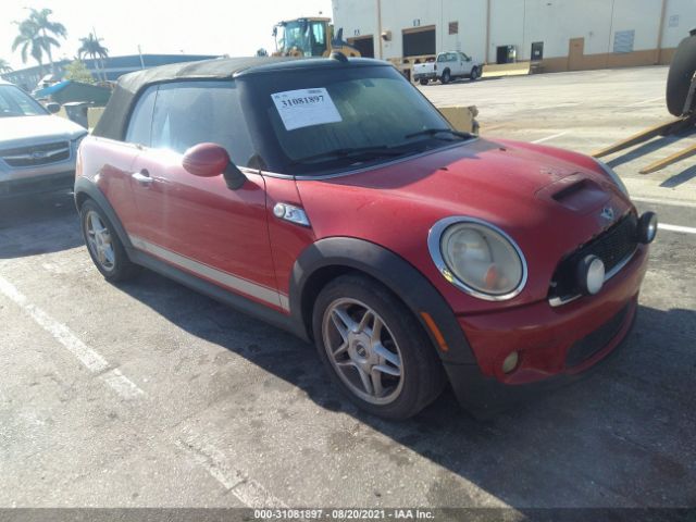 MINI COOPER CONVERTIBLE 2010 wmwms3c55aty50854