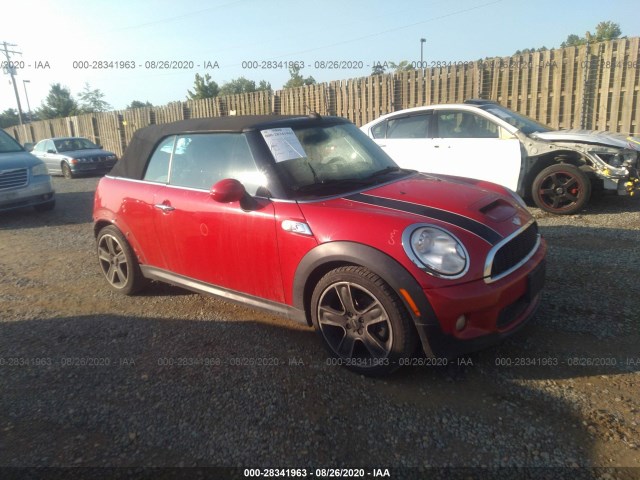 MINI COOPER CONVERTIBLE 2010 wmwms3c58aty51514