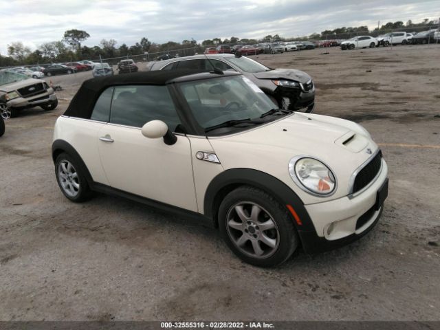 MINI COOPER CONVERTIBLE 2010 wmwms3c59atz85187