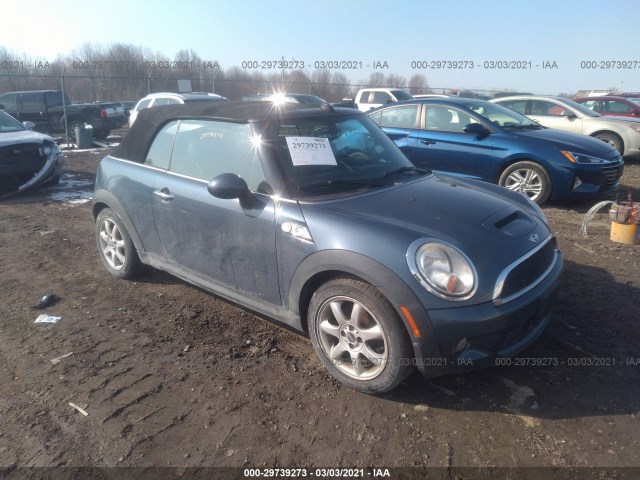 MINI COOPER CONVERTIBLE 2010 wmwms3c59atz85433