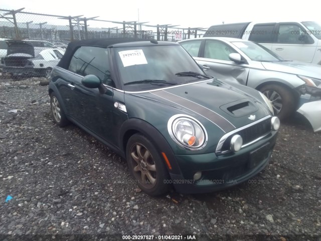 MINI COOPER CONVERTIBLE 2010 wmwms3c5xaty08308