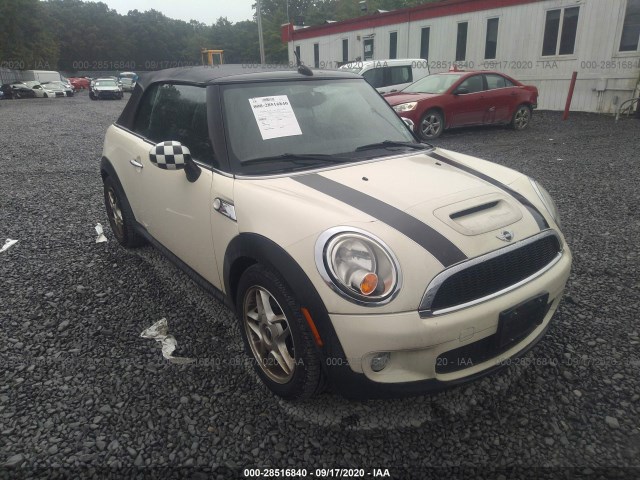 MINI COOPER CONVERTIBLE 2010 wmwms3c5xatz85599