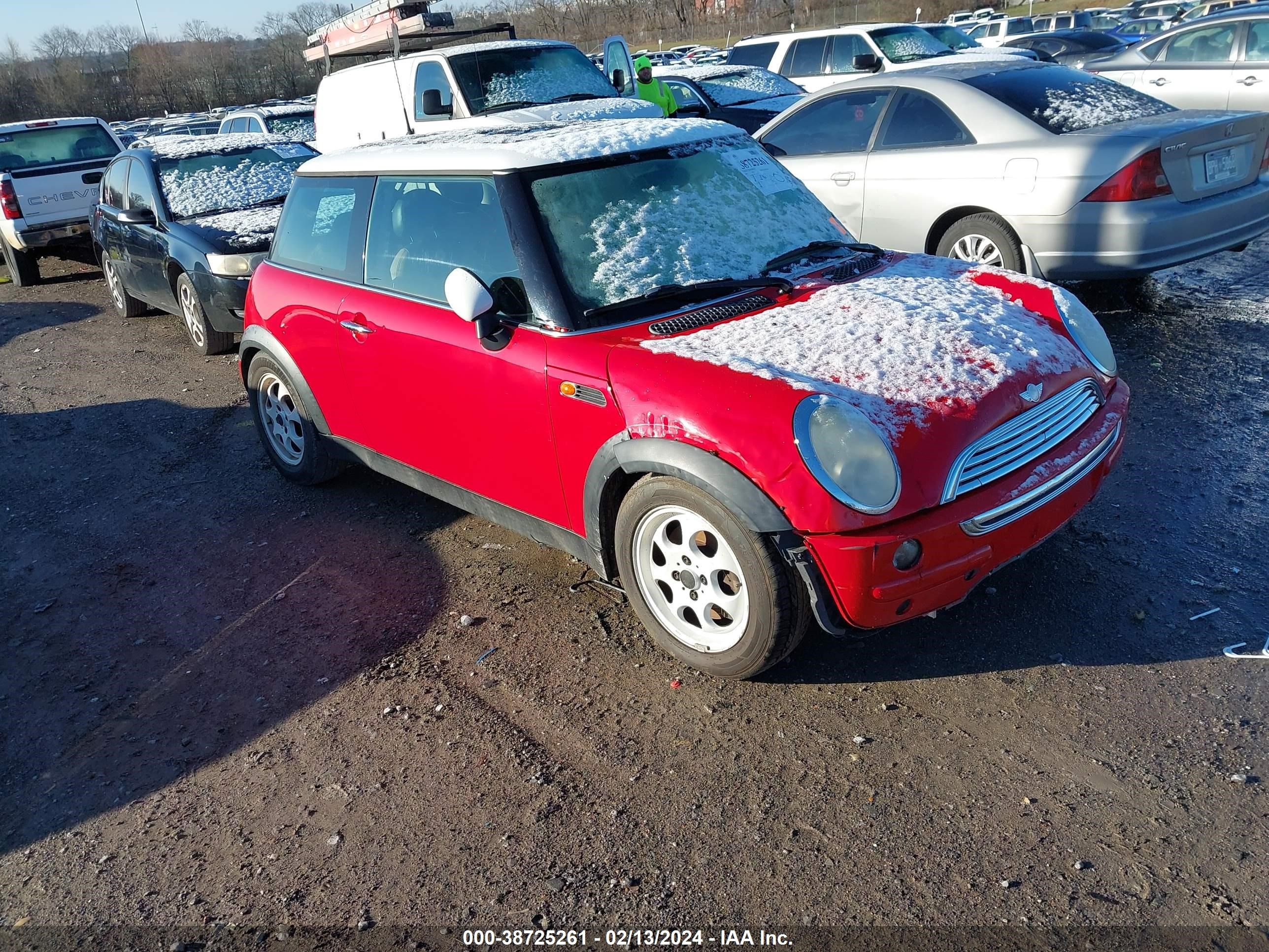 MINI COOPER 2003 wmwrc33403tj50009