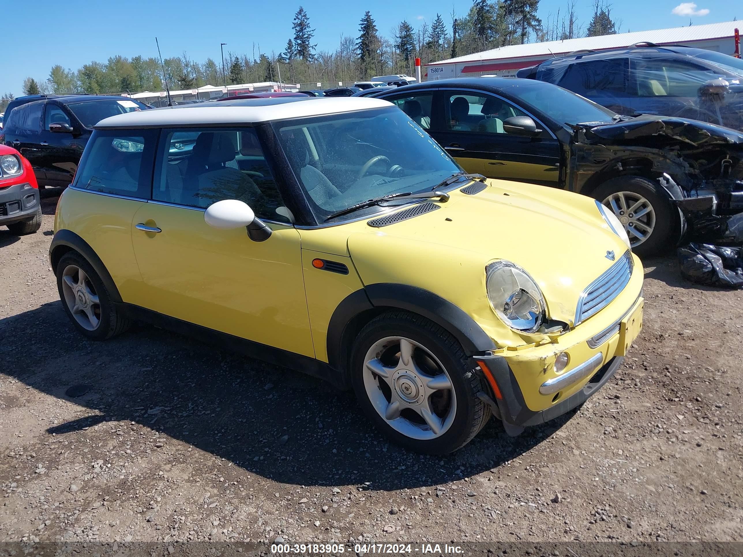 MINI COOPER 2003 wmwrc33443tc48124