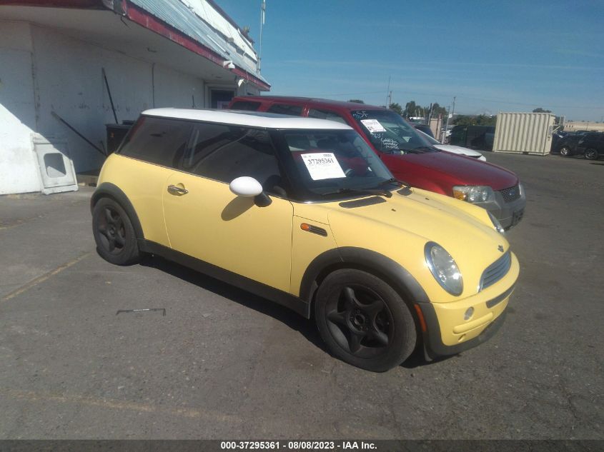 MINI COOPER 2003 wmwrc33443te16084