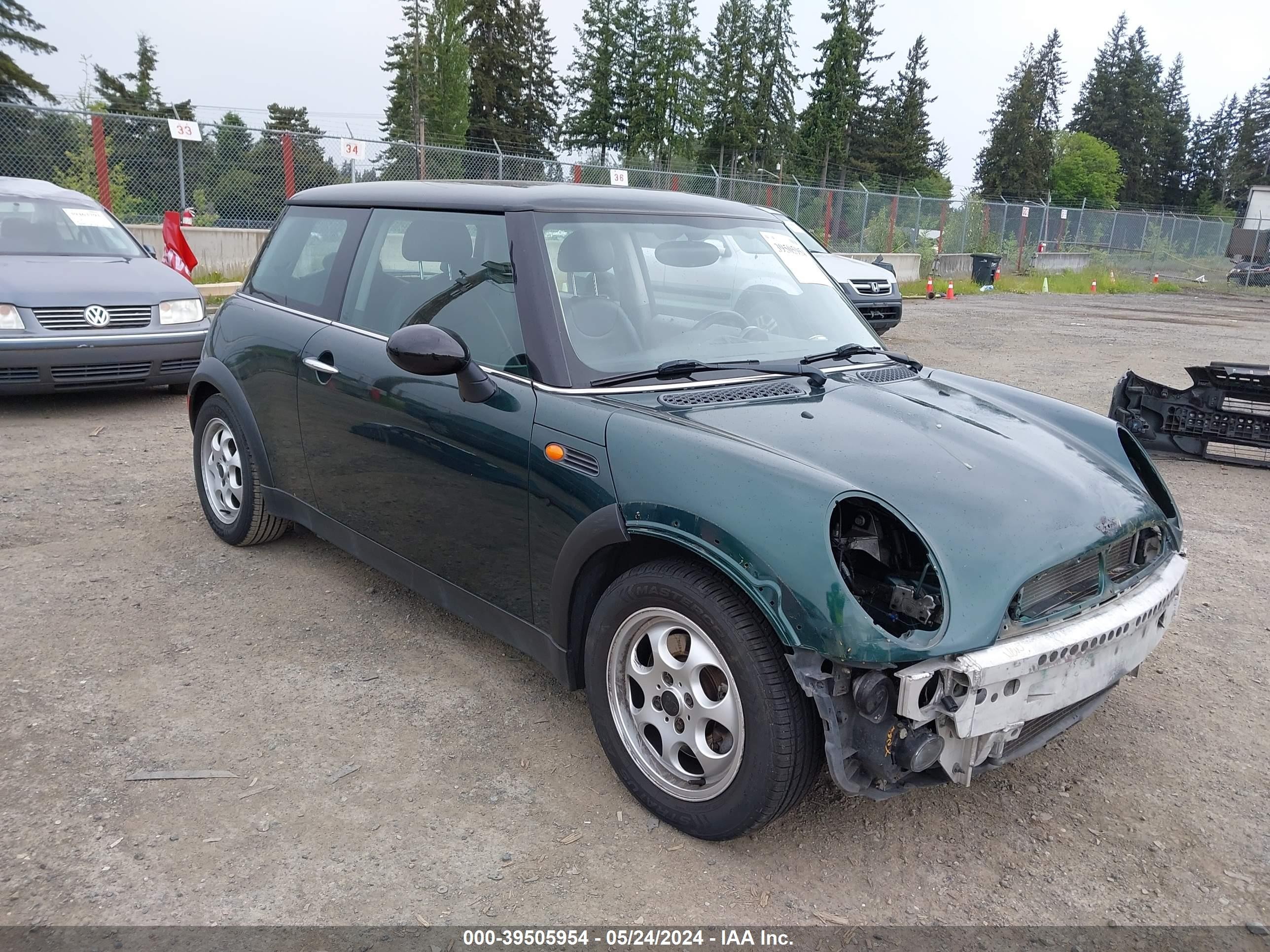 MINI COOPER 2002 wmwrc33462tc37091