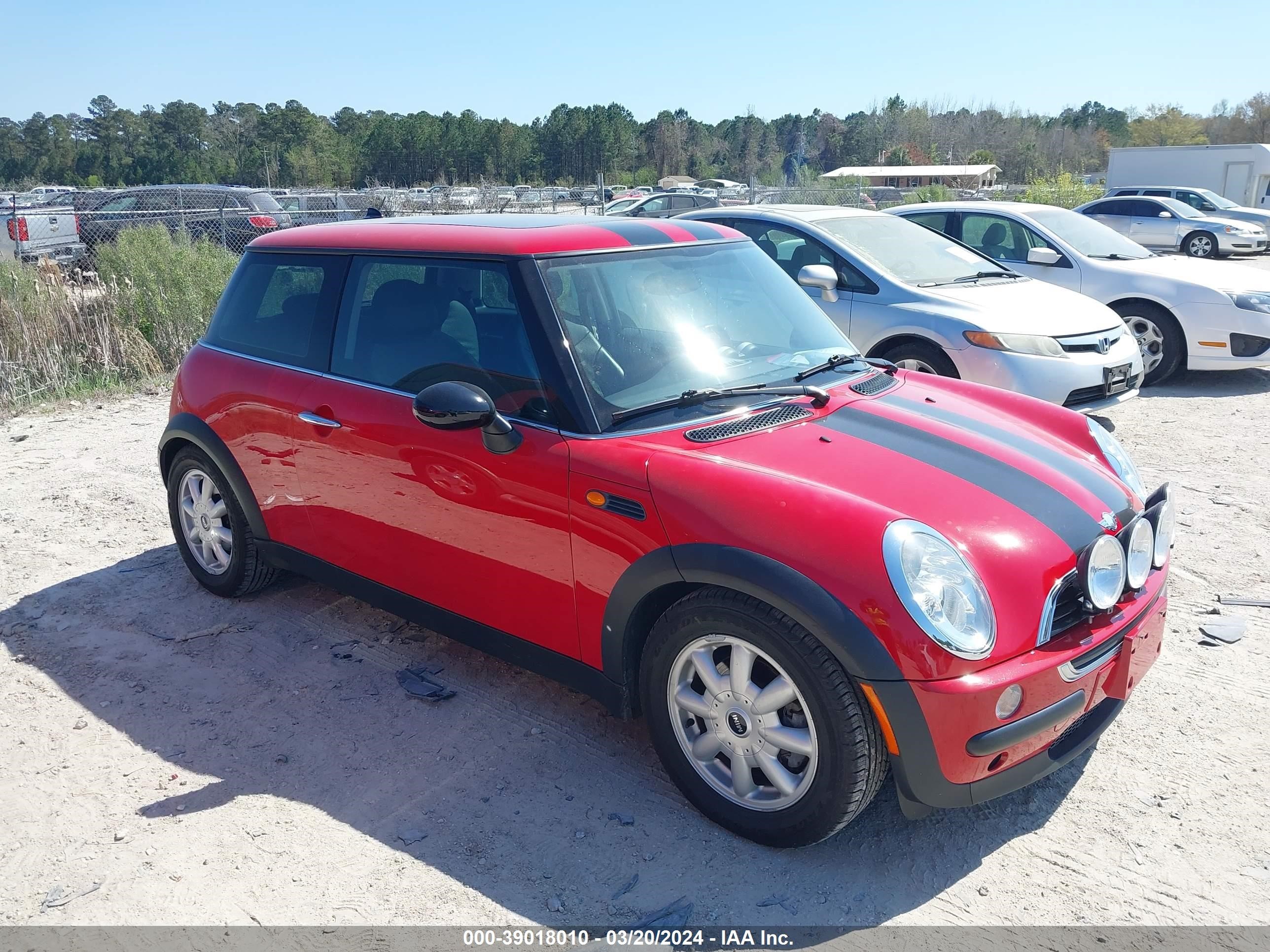 MINI COOPER 2003 wmwrc334x3tc48130