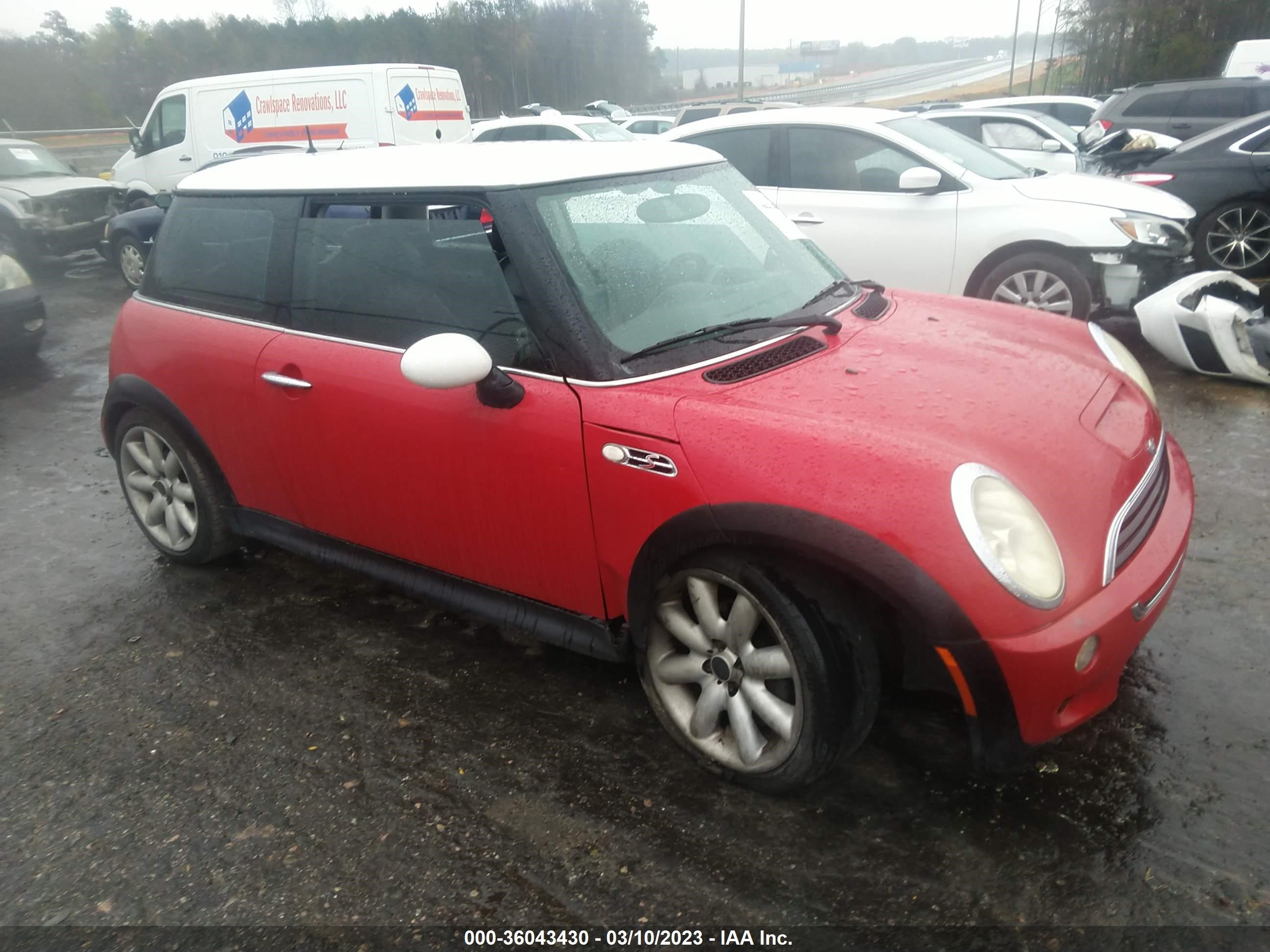 MINI COOPER 2002 wmwre33432td51091