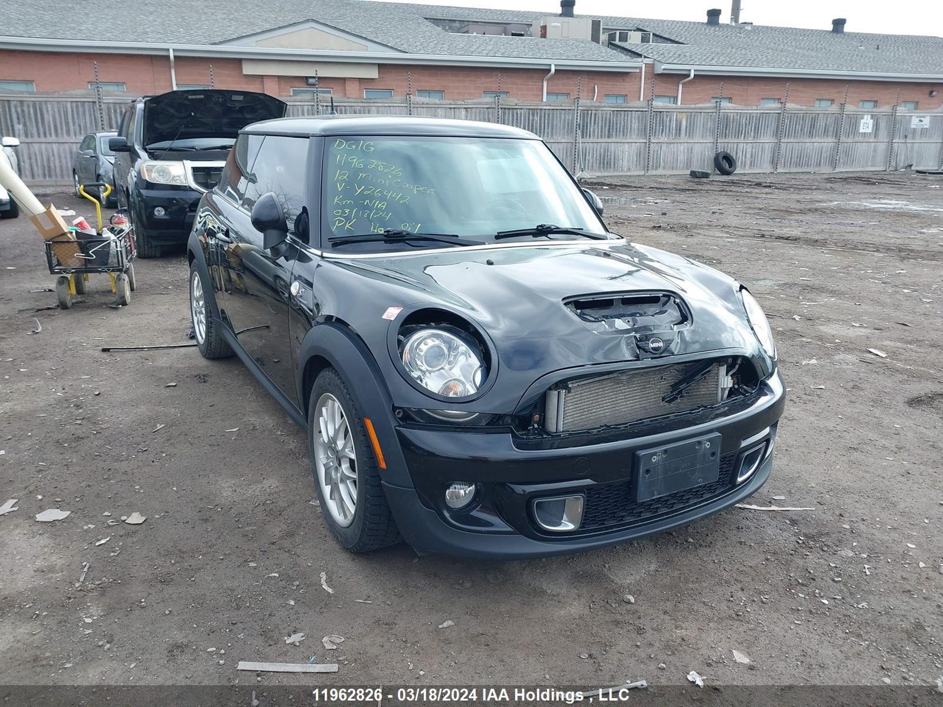 MINI COOPER 2012 wmwsv3c53cty26442