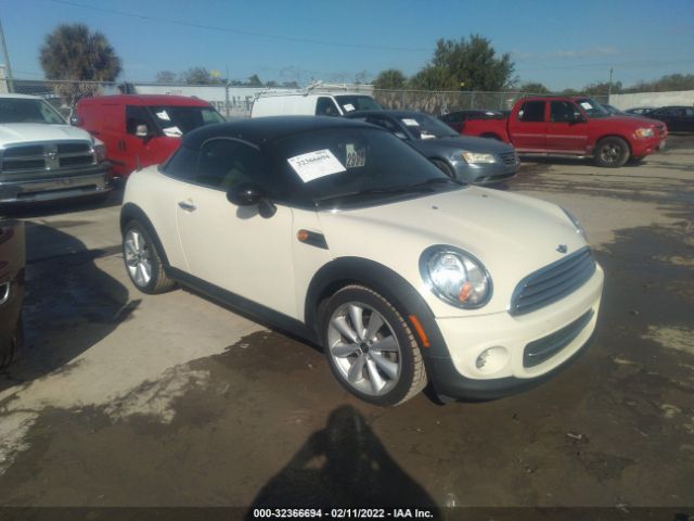 MINI COOPER COUPE 2012 wmwsx1c5xct507151