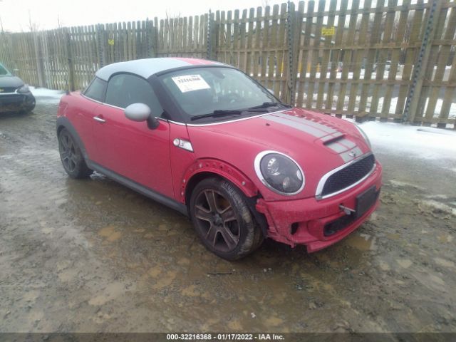 MINI COOPER COUPE 2012 wmwsx3c54ct154613