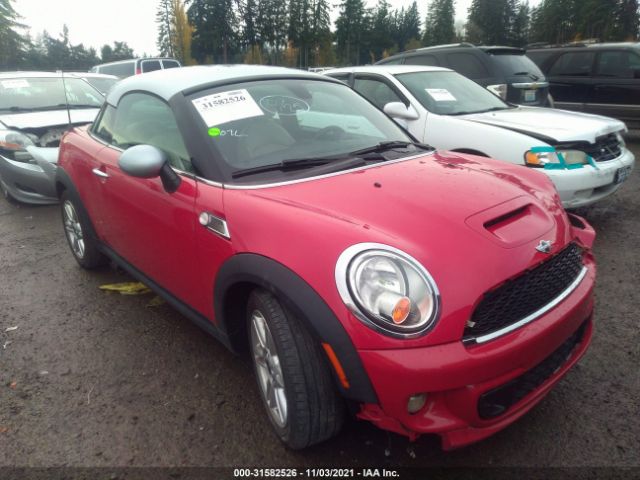 MINI COOPER COUPE 2012 wmwsx3c54ct155518