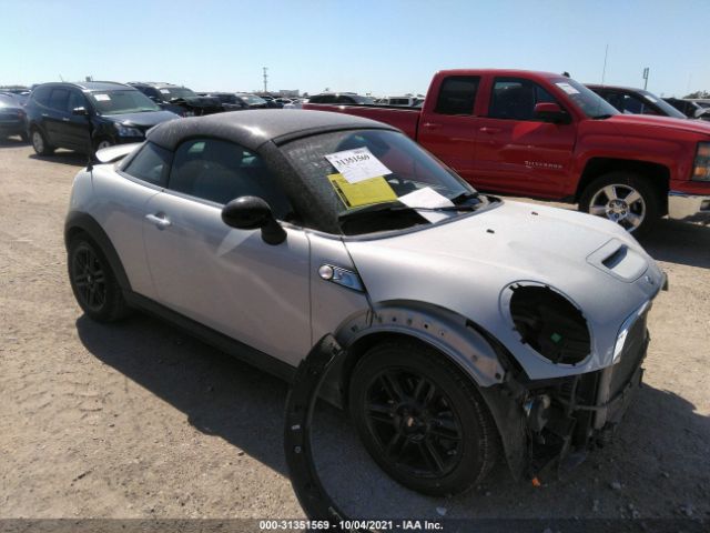 MINI COOPER COUPE 2012 wmwsx3c54ct465698