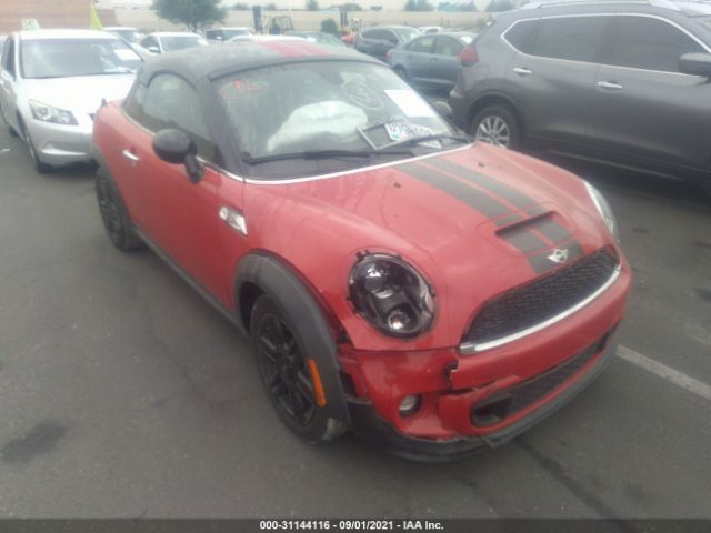 MINI COOPER COUPE 2012 wmwsx3c57ct155013