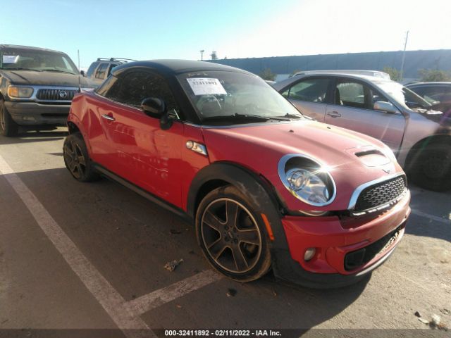 MINI COOPER COUPE 2012 wmwsx3c57ct465744