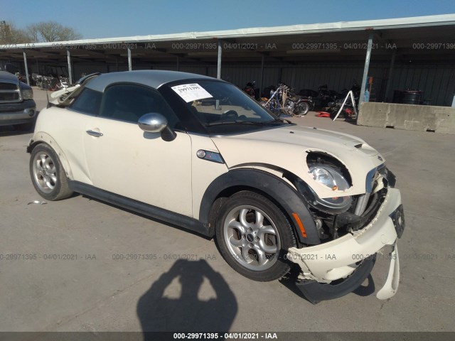 MINI COOPER COUPE 2012 wmwsx3c57ct465887