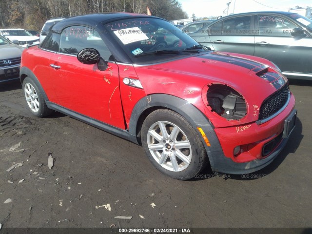 MINI COOPER COUPE 2013 wmwsx3c59dt466475