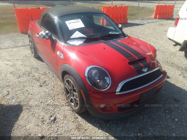 MINI COOPER ROADSTER 2013 wmwsy3c56dt566126