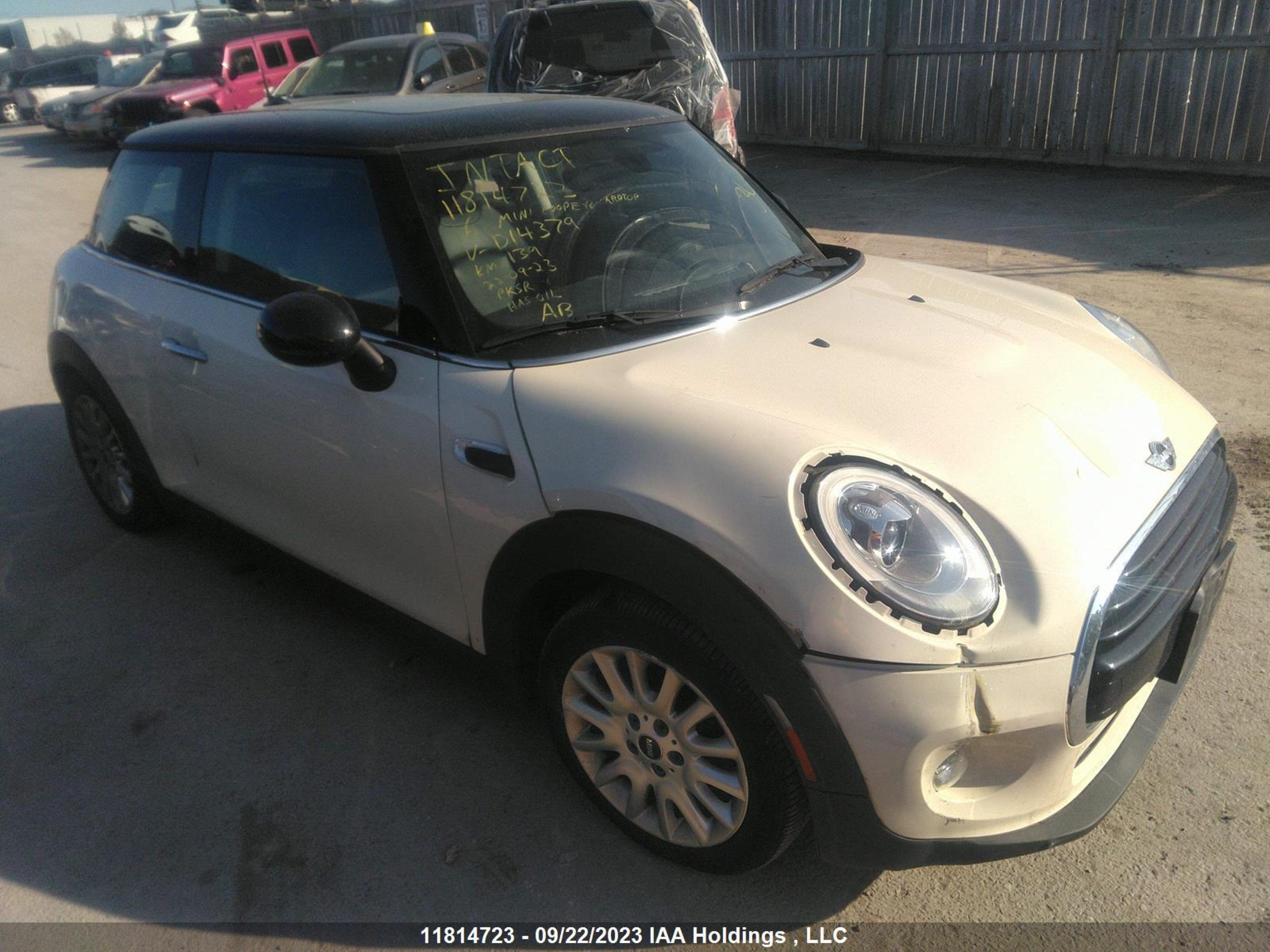 MINI HARD TOP 2016 wmwxp5c51g2d14379