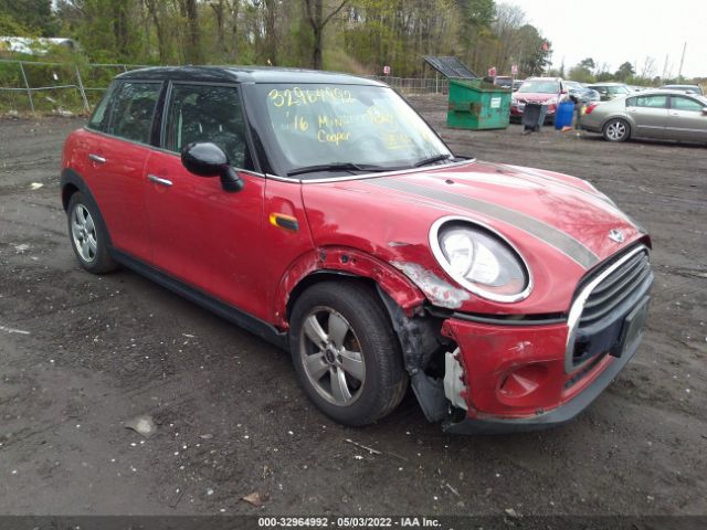 MINI COOPER HARDTOP 4 DOOR 2016 wmwxu1c55g2a93743