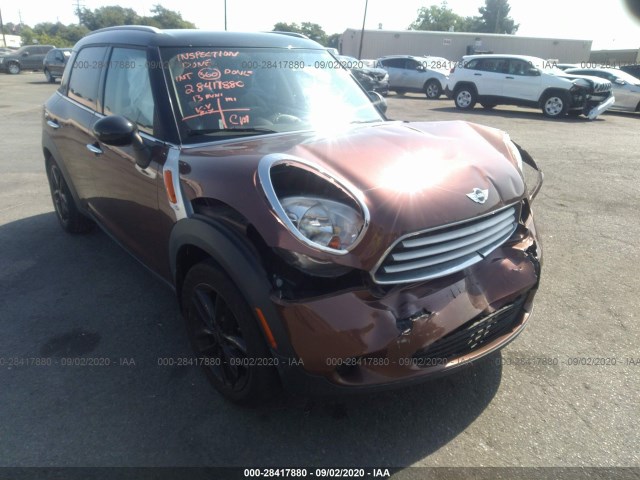 MINI COOPER COUNTRYMAN 2013 wmwzb3c50dwr35724