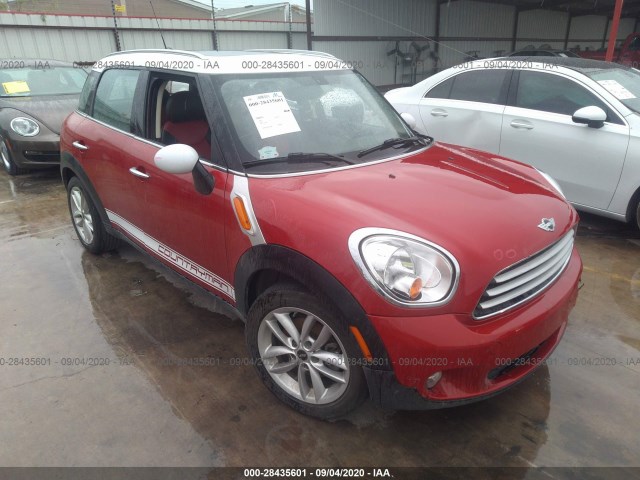 MINI COOPER COUNTRYMAN 2013 wmwzb3c50dwr35934