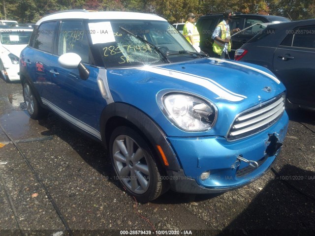 MINI COOPER COUNTRYMAN 2012 wmwzb3c51cwm01601