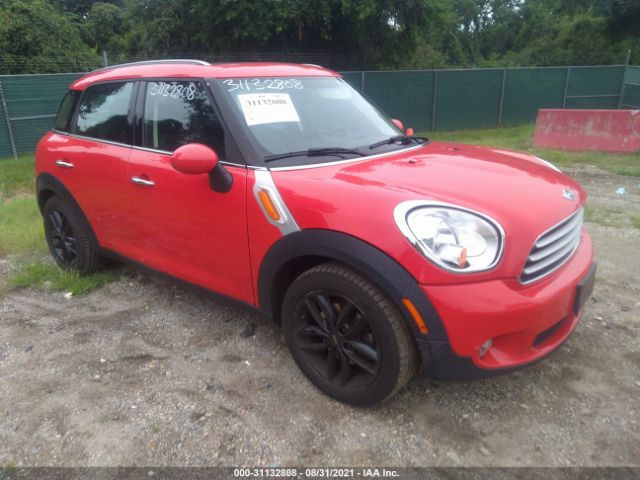 MINI COOPER COUNTRYMAN 2012 wmwzb3c51cwm06779