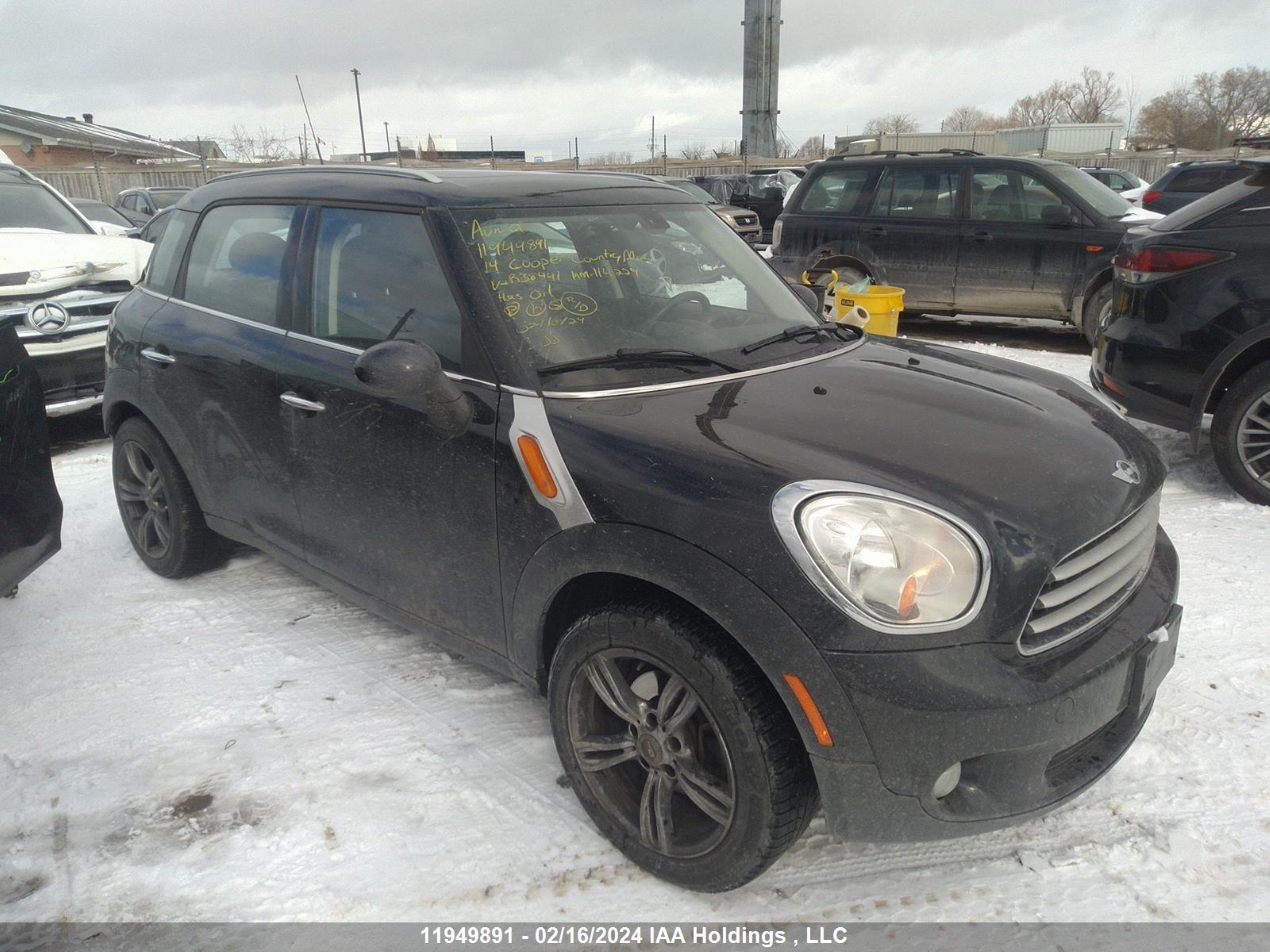 MINI COUNTRYMAN 2014 wmwzb3c51ewr38441