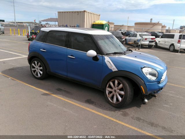 MINI COOPER COUNTRYMAN 2011 wmwzb3c52bwh95272