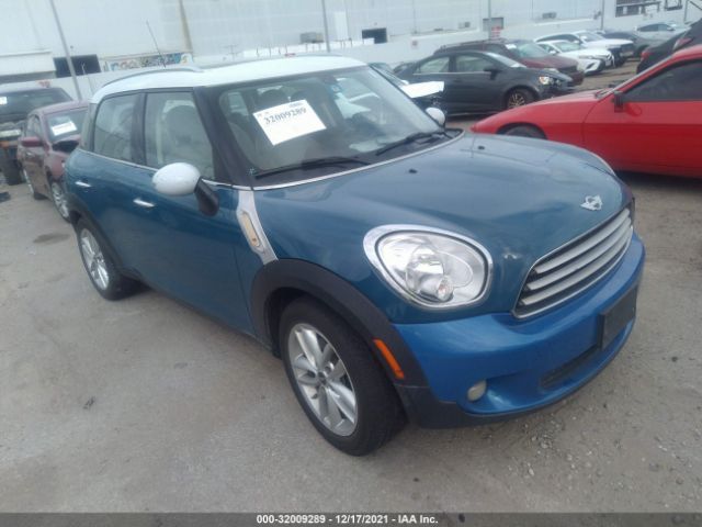 MINI COOPER COUNTRYMAN 2012 wmwzb3c53cwm03334