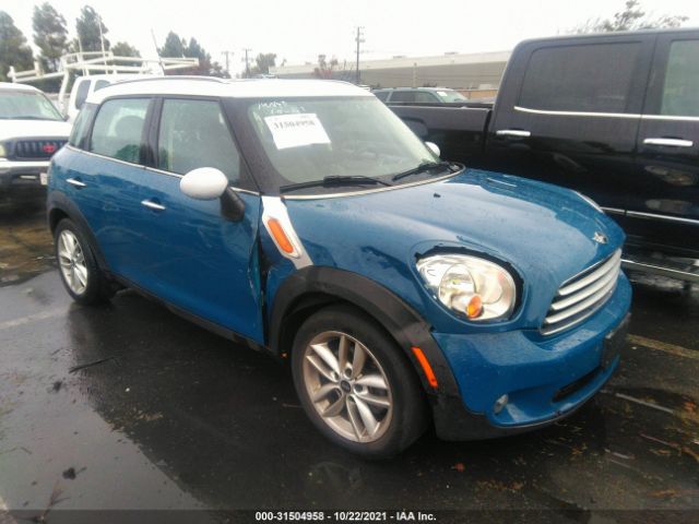 MINI COOPER COUNTRYMAN 2012 wmwzb3c53cwm04368