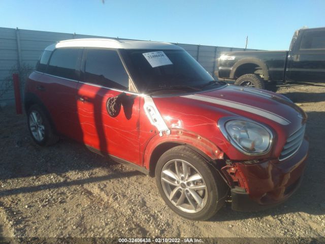 MINI COOPER COUNTRYMAN 2013 wmwzb3c54dwm07152