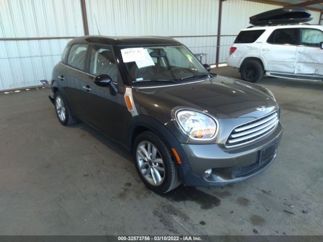 MINI COOPER COUNTRYMAN 2012 wmwzb3c55cwm03125