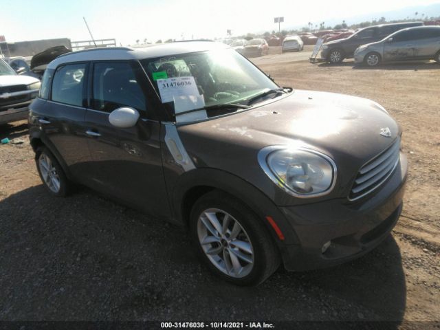 MINI COOPER COUNTRYMAN 2012 wmwzb3c55cwm30938