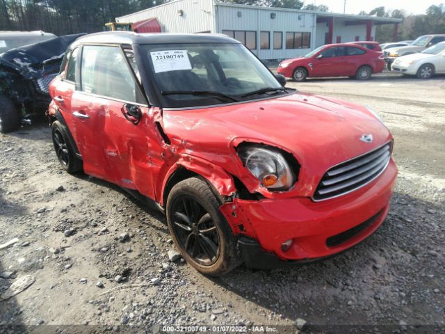 MINI COOPER COUNTRYMAN 2012 wmwzb3c57cwm04275