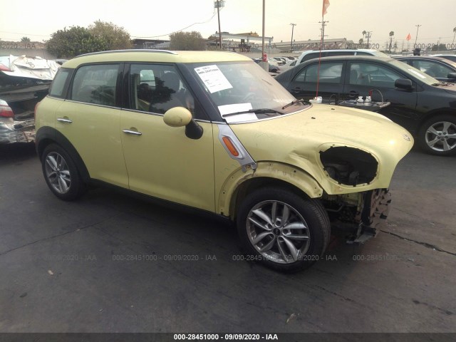 MINI COOPER COUNTRYMAN 2012 wmwzb3c59cwm02365